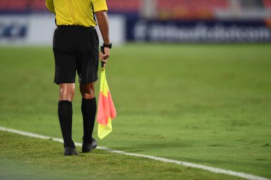 Hakem yardımcısı bayrağı, seçici odaklanma