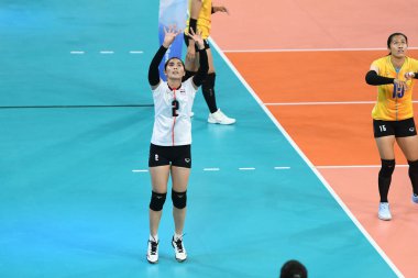 Manila-philippine-9 Aralık 2019-Piyanut Pannoi # 2 Tayland Oyuncusu SEAGAMES2019 ile Philsport Arena, Filipin