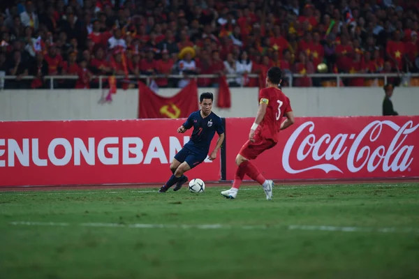 Hanoi Vietnam Nov 2019 Supachok Sarachart Jugador Tailandia Durante Entrenamiento —  Fotos de Stock