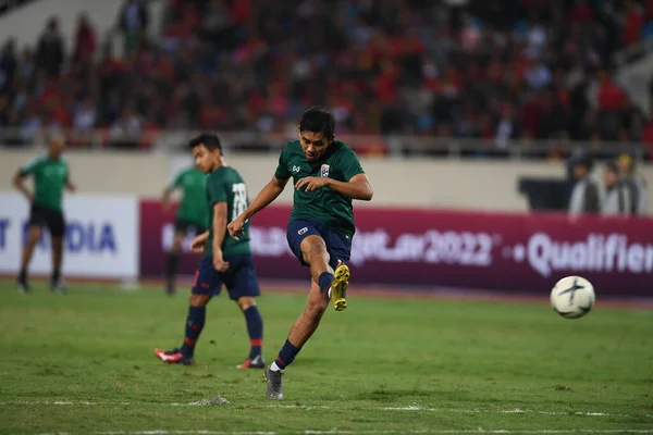 Hanoi Vietnam Nov 2019 Teerasil Dangda Player Thailand Fifa World — ストック写真