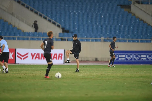 Bangkok Thailand Jan 2020 Akira Nishino Head Coach Thailand Action — 스톡 사진