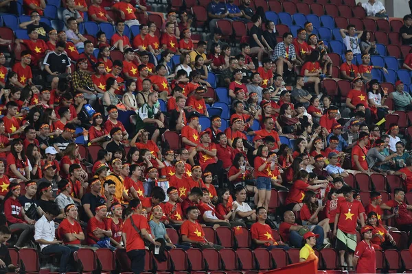 Bangkok Tailandia Ene 2020 Fans Identificados Vietnam Acción Durante Campeonato — Foto de Stock