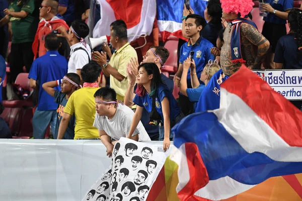 Bangkok Thailand Jan 2020 Oidentifierat Fan Thailand Afc U23 Mästerskapet — Stockfoto