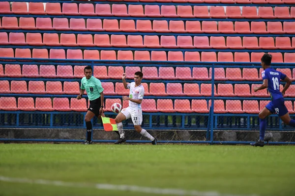 Bangkok Thailand Sep 2021 Tanakorn Navanit Player Lumphun Warrior Action — Stock Photo, Image