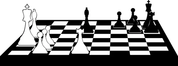 Pinza de tablero de ajedrez — Vector de stock