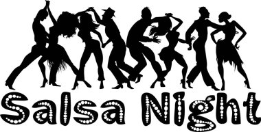 Salsa gece afiş