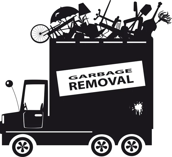 Waste removal clip-art — Stock Vector
