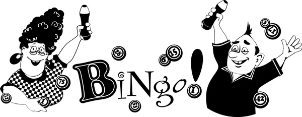 Bingo ClipArt — Stock vektor