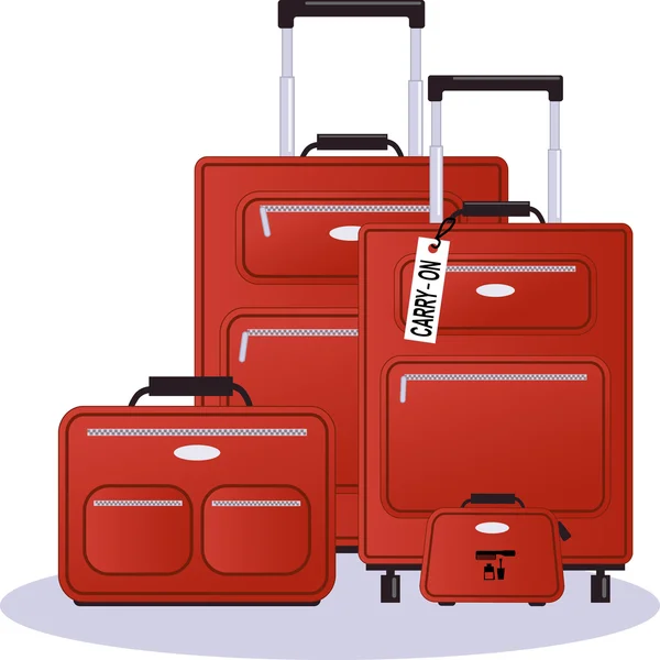 Luggage set — Stock Vector