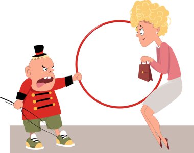 Şımarık çocuk ve anne