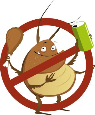 No to pest infestation clipart