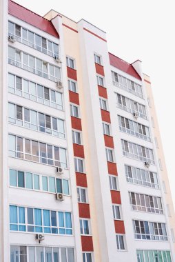 renkli yüksek binalar, yerleşim alanları, yeni binalar