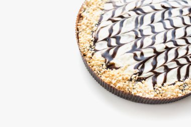 Beyaz arkaplanda turta,