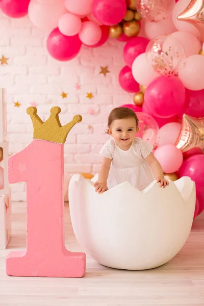 First Birthday Party Girl — Stock Photo, Image