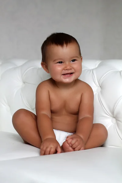 Baby skratt — Stockfoto