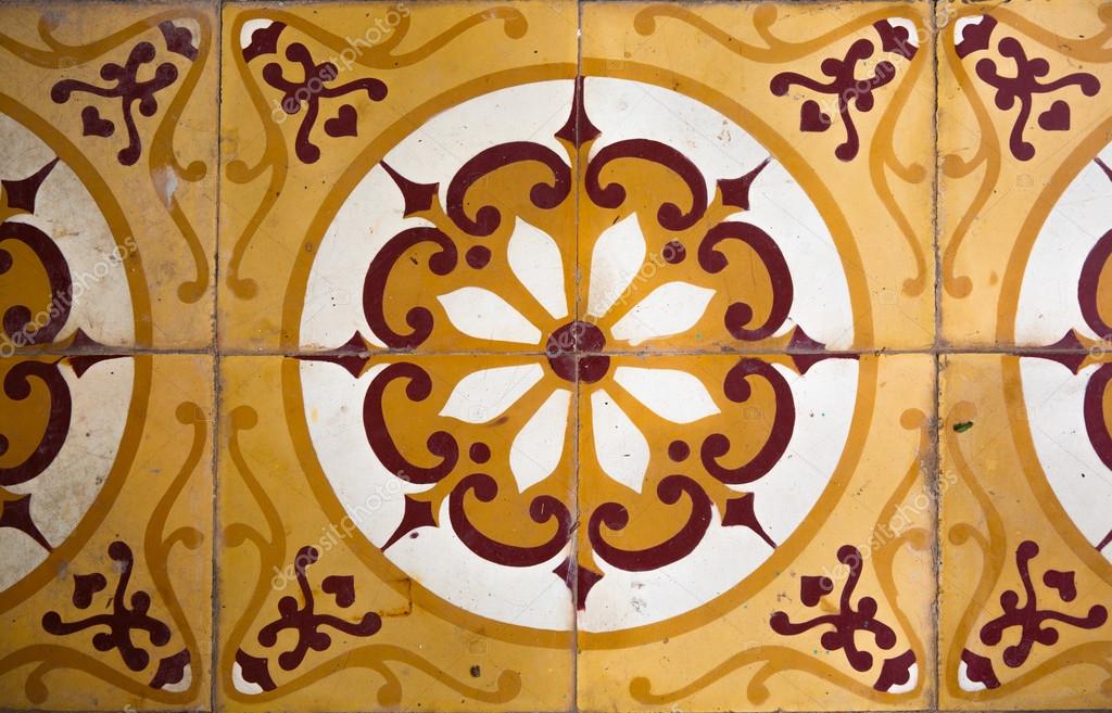 Antique Vietnamese tiles Stock Photo by ©erikdegraaf 105058664