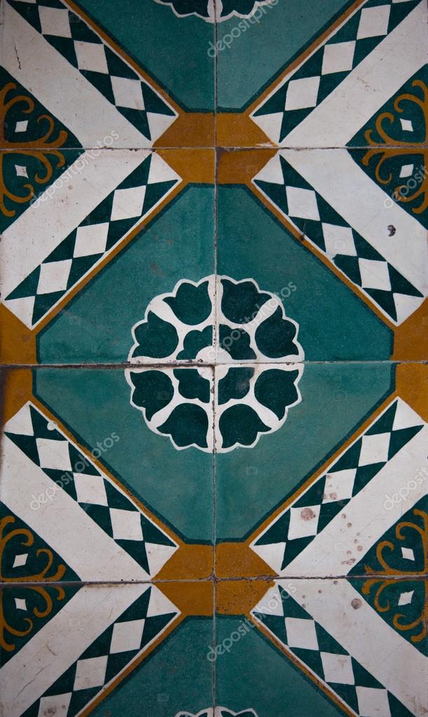 Antique Vietnamese tiles Stock Photo by ©erikdegraaf 105531270