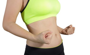 Sportif kadın vücut 