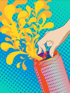 parmak açık alkolsüz içecek