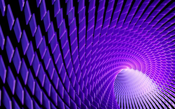 Абстрактная кривая туннеля — стоковое фото
