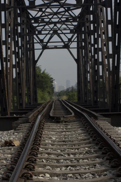 Ferrovia de ferro — Fotografia de Stock