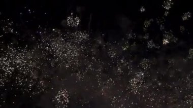 Havai fişekler gökyüzündeki şovu kutluyor