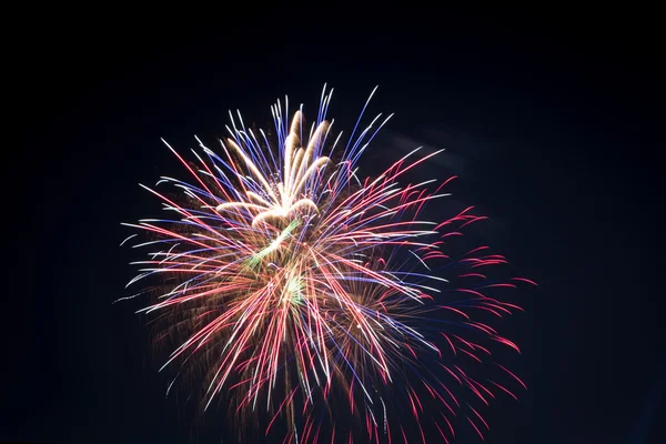 Fond de feu d'artifice coloré — Photo