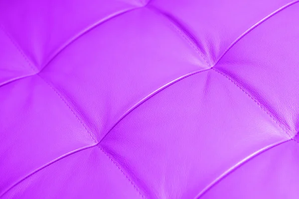 Closeup Texture Dark Violet Leather Upholstery Seams Background — Stock Photo, Image