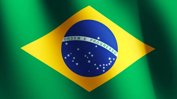 Bandera de Brasil — Foto de Stock