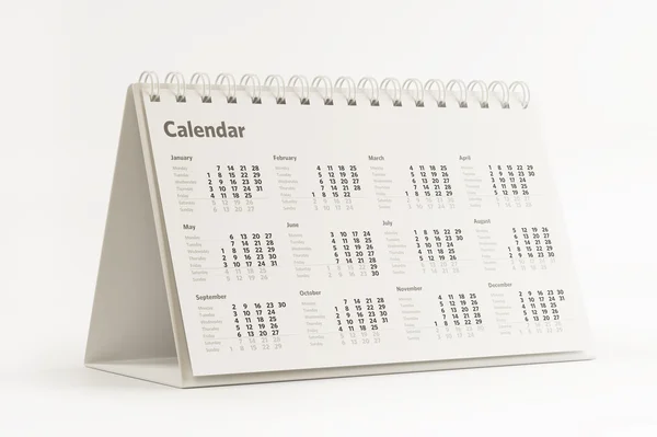 Desktop Calenda — Stock Photo, Image