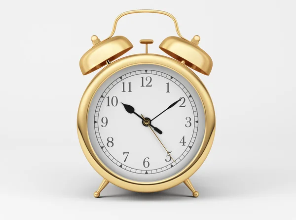 Gold Shiny Clock — Stock Photo, Image