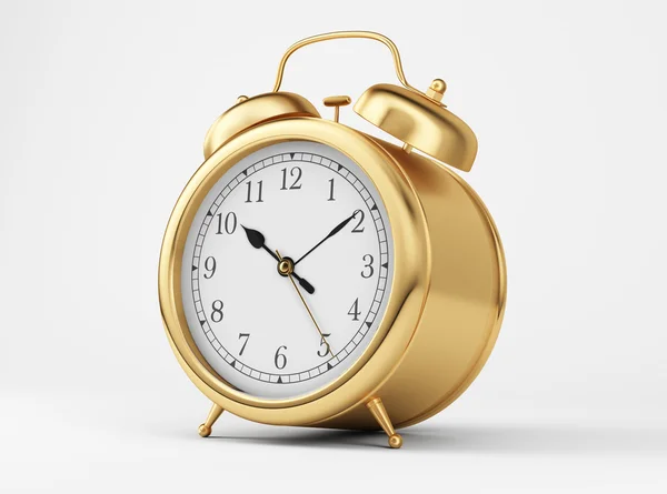 Gold Shiny Clock — Stock Photo, Image