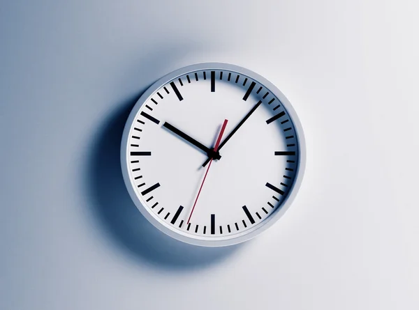 Clock hanging at the wall — Stock Photo, Image