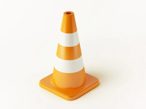 Cone de tráfego — Fotografia de Stock