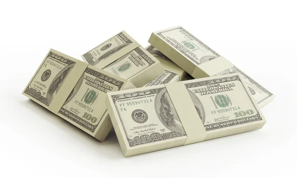 Stack of 100 Dollars — Stock Photo, Image
