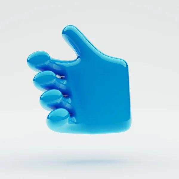 Icona della mano — Foto Stock