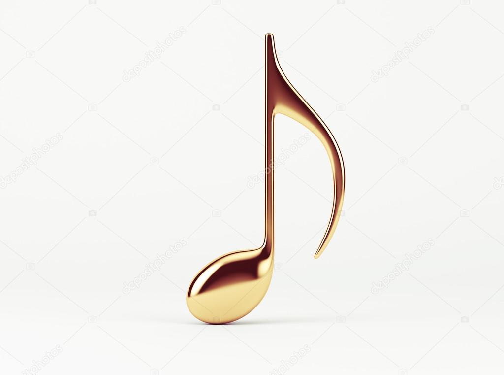 Music Note.  Quave