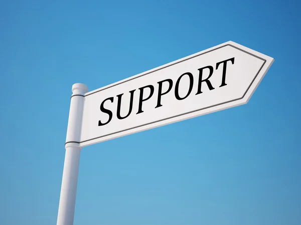 Support Signpos — Stock Photo, Image