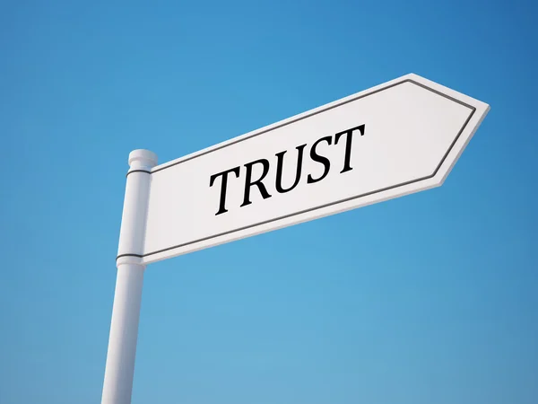 Trust Signpos — Stock Photo, Image