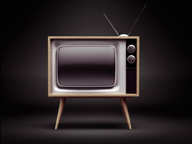 kırpma pat ile Retro tv