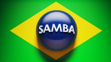 concetto di samba del Brasile