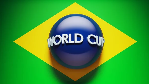 브라질 세계 컵 개념 — 스톡 사진