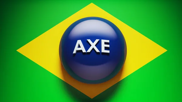 Brasiliens Axt-Konzept — Stockfoto