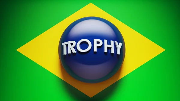 Brasil Trofeo Concepto — Foto de Stock