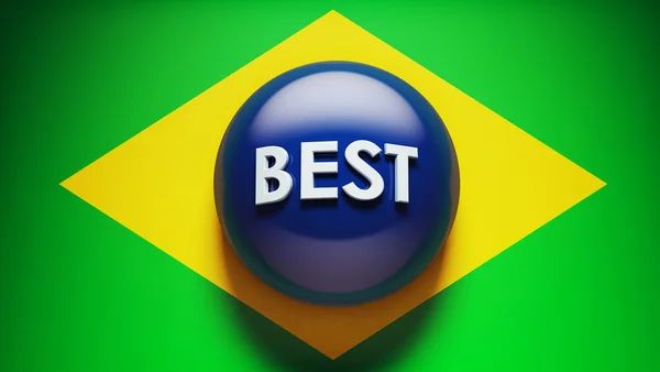 ブラジル最高の概念 — ストック写真