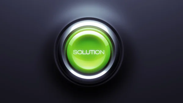 Botón de solución — Foto de Stock