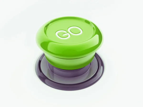 Go Button — Stock Photo, Image