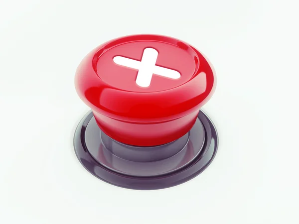 Botón equivocado — Foto de Stock