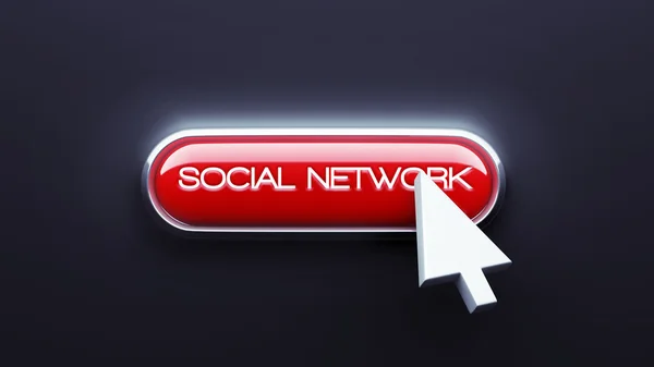 Social Network Button — Stock Photo, Image