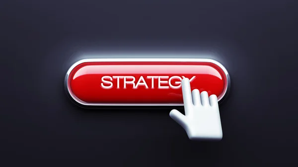 Strategy Button — Stock Photo, Image